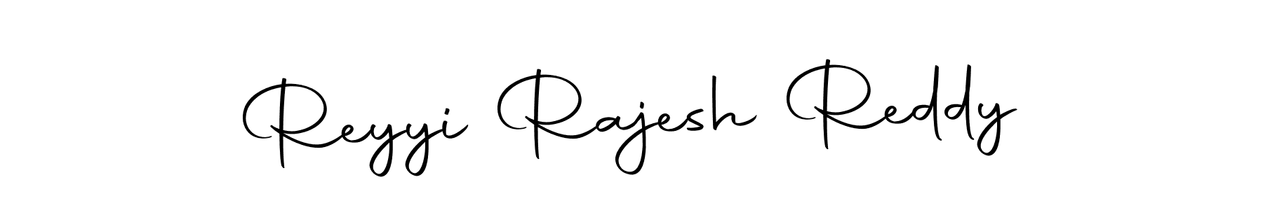 Design your own signature with our free online signature maker. With this signature software, you can create a handwritten (Autography-DOLnW) signature for name Reyyi Rajesh Reddy. Reyyi Rajesh Reddy signature style 10 images and pictures png