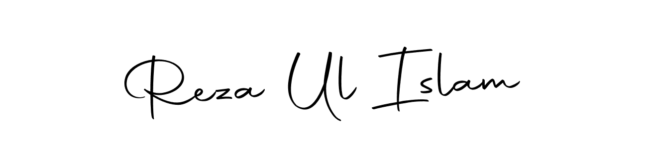 Make a beautiful signature design for name Reza Ul Islam. With this signature (Autography-DOLnW) style, you can create a handwritten signature for free. Reza Ul Islam signature style 10 images and pictures png