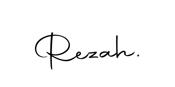 Make a beautiful signature design for name Rezah.. Use this online signature maker to create a handwritten signature for free. Rezah. signature style 10 images and pictures png