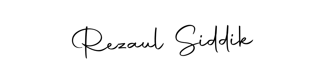 How to make Rezaul Siddik name signature. Use Autography-DOLnW style for creating short signs online. This is the latest handwritten sign. Rezaul Siddik signature style 10 images and pictures png