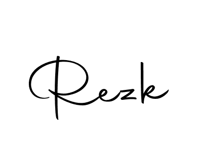 Create a beautiful signature design for name Rezk. With this signature (Autography-DOLnW) fonts, you can make a handwritten signature for free. Rezk signature style 10 images and pictures png