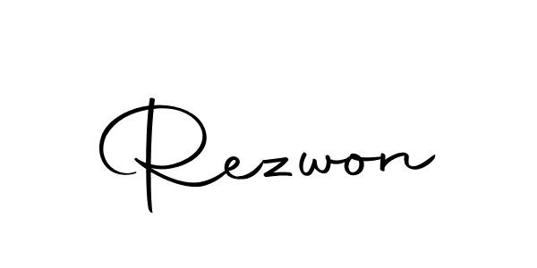 Design your own signature with our free online signature maker. With this signature software, you can create a handwritten (Autography-DOLnW) signature for name Rezwon. Rezwon signature style 10 images and pictures png