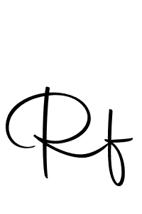 You should practise on your own different ways (Autography-DOLnW) to write your name (Rf) in signature. don't let someone else do it for you. Rf signature style 10 images and pictures png