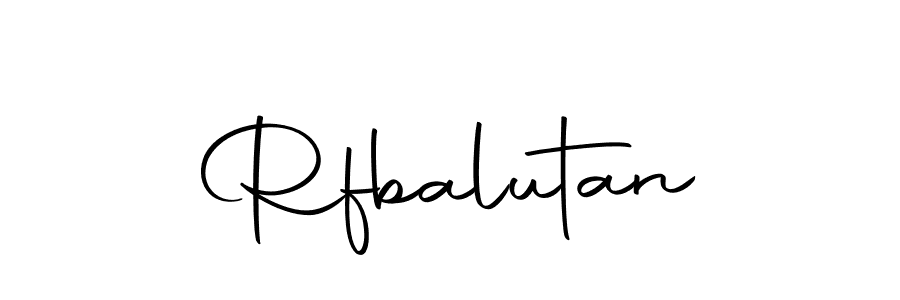 You can use this online signature creator to create a handwritten signature for the name Rfbalutan. This is the best online autograph maker. Rfbalutan signature style 10 images and pictures png