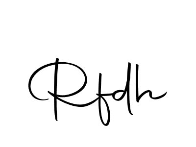 if you are searching for the best signature style for your name Rfdh. so please give up your signature search. here we have designed multiple signature styles  using Autography-DOLnW. Rfdh signature style 10 images and pictures png