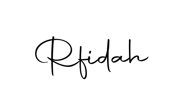 if you are searching for the best signature style for your name Rfidah. so please give up your signature search. here we have designed multiple signature styles  using Autography-DOLnW. Rfidah signature style 10 images and pictures png