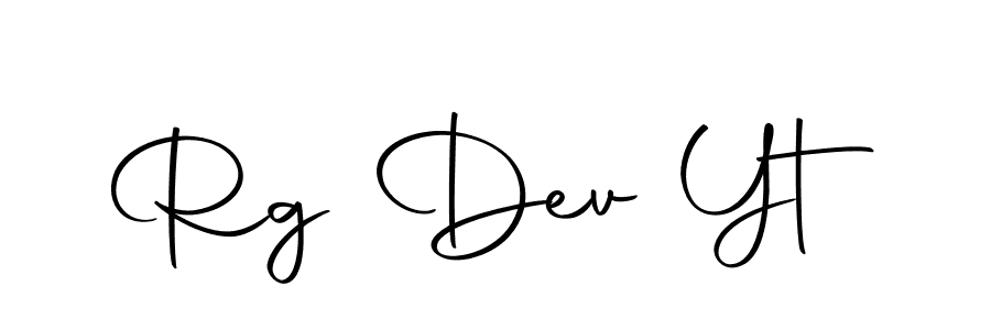 You should practise on your own different ways (Autography-DOLnW) to write your name (Rg Dev Yt) in signature. don't let someone else do it for you. Rg Dev Yt signature style 10 images and pictures png