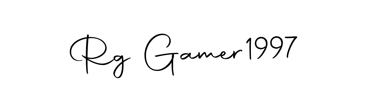 Make a beautiful signature design for name Rg Gamer1997. With this signature (Autography-DOLnW) style, you can create a handwritten signature for free. Rg Gamer1997 signature style 10 images and pictures png