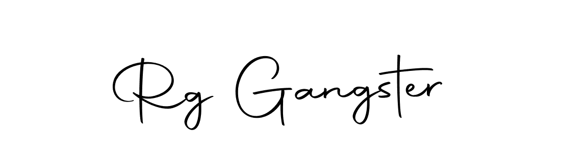 Create a beautiful signature design for name Rg Gangster. With this signature (Autography-DOLnW) fonts, you can make a handwritten signature for free. Rg Gangster signature style 10 images and pictures png