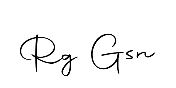 Make a beautiful signature design for name Rg Gsn. With this signature (Autography-DOLnW) style, you can create a handwritten signature for free. Rg Gsn signature style 10 images and pictures png