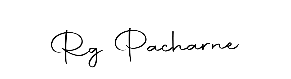 Create a beautiful signature design for name Rg Pacharne. With this signature (Autography-DOLnW) fonts, you can make a handwritten signature for free. Rg Pacharne signature style 10 images and pictures png