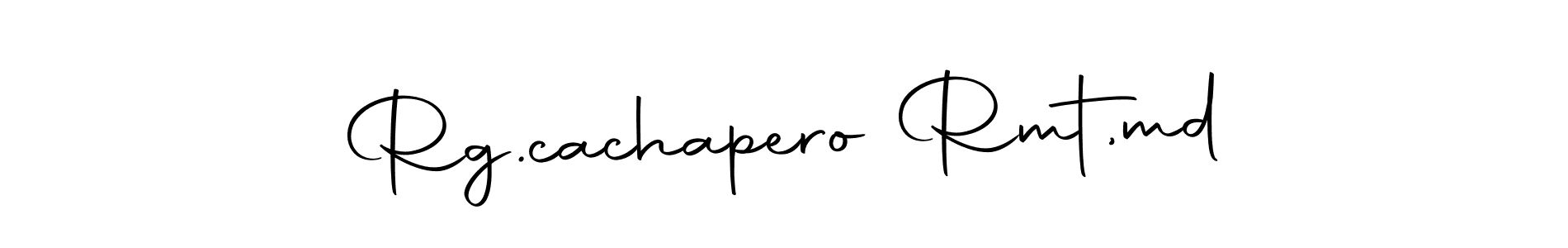 How to make Rg.cachapero Rmt,md name signature. Use Autography-DOLnW style for creating short signs online. This is the latest handwritten sign. Rg.cachapero Rmt,md signature style 10 images and pictures png