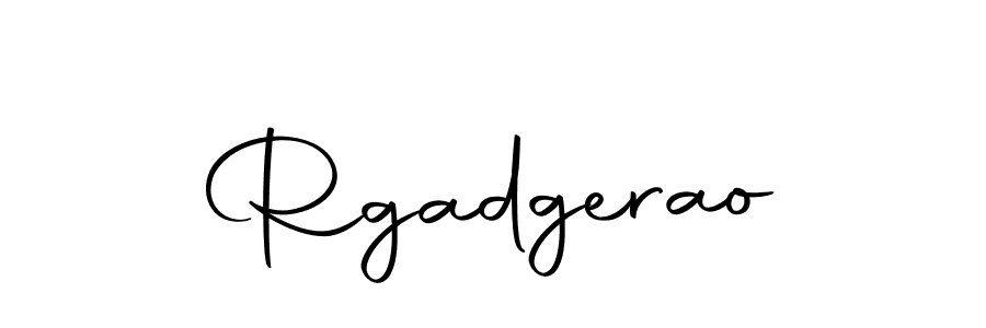 Make a beautiful signature design for name Rgadgerao. With this signature (Autography-DOLnW) style, you can create a handwritten signature for free. Rgadgerao signature style 10 images and pictures png