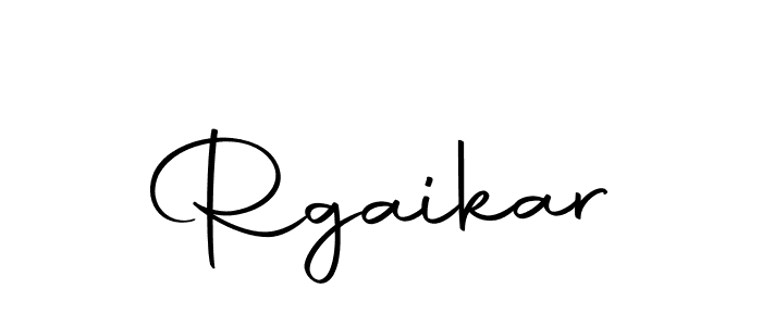 Create a beautiful signature design for name Rgaikar. With this signature (Autography-DOLnW) fonts, you can make a handwritten signature for free. Rgaikar signature style 10 images and pictures png