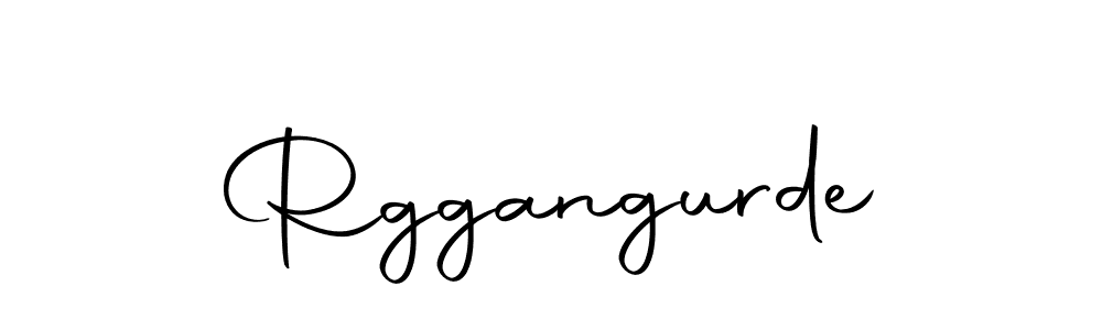 Create a beautiful signature design for name Rggangurde. With this signature (Autography-DOLnW) fonts, you can make a handwritten signature for free. Rggangurde signature style 10 images and pictures png