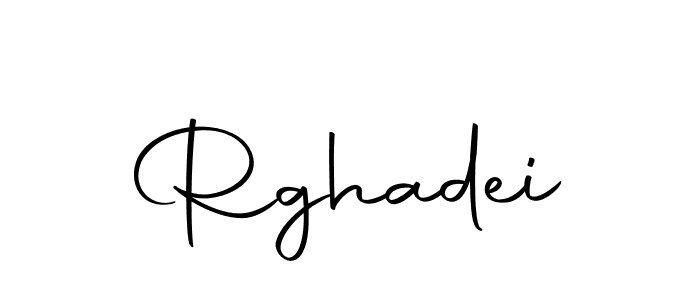 Use a signature maker to create a handwritten signature online. With this signature software, you can design (Autography-DOLnW) your own signature for name Rghadei. Rghadei signature style 10 images and pictures png