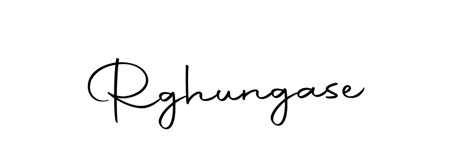 Create a beautiful signature design for name Rghungase. With this signature (Autography-DOLnW) fonts, you can make a handwritten signature for free. Rghungase signature style 10 images and pictures png