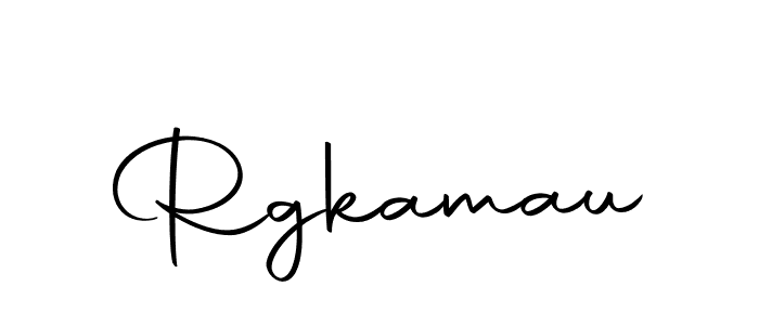 Create a beautiful signature design for name Rgkamau. With this signature (Autography-DOLnW) fonts, you can make a handwritten signature for free. Rgkamau signature style 10 images and pictures png