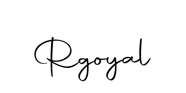 How to make Rgoyal signature? Autography-DOLnW is a professional autograph style. Create handwritten signature for Rgoyal name. Rgoyal signature style 10 images and pictures png