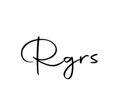 You should practise on your own different ways (Autography-DOLnW) to write your name (Rgrs) in signature. don't let someone else do it for you. Rgrs signature style 10 images and pictures png
