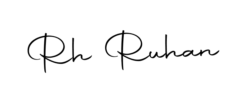 if you are searching for the best signature style for your name Rh Ruhan. so please give up your signature search. here we have designed multiple signature styles  using Autography-DOLnW. Rh Ruhan signature style 10 images and pictures png