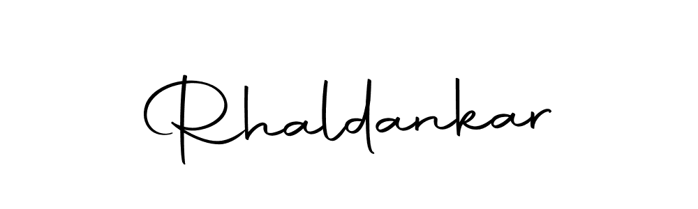 You should practise on your own different ways (Autography-DOLnW) to write your name (Rhaldankar) in signature. don't let someone else do it for you. Rhaldankar signature style 10 images and pictures png