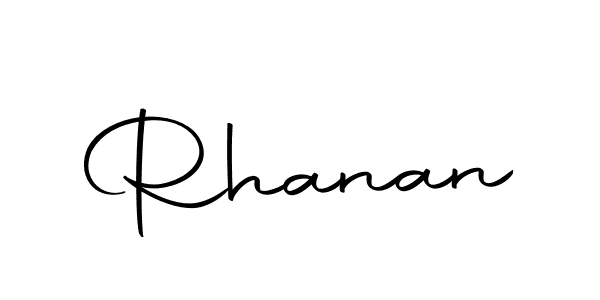 Design your own signature with our free online signature maker. With this signature software, you can create a handwritten (Autography-DOLnW) signature for name Rhanan. Rhanan signature style 10 images and pictures png