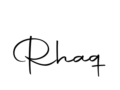 Make a beautiful signature design for name Rhaq. Use this online signature maker to create a handwritten signature for free. Rhaq signature style 10 images and pictures png