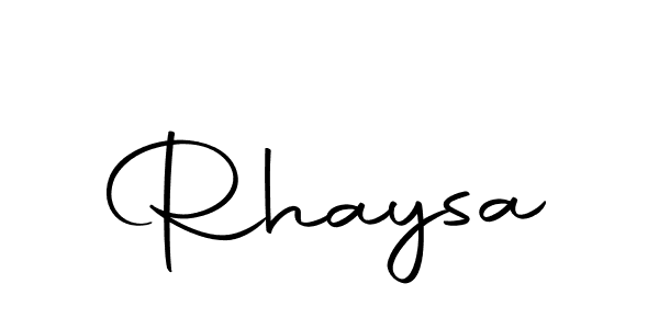 Rhaysa stylish signature style. Best Handwritten Sign (Autography-DOLnW) for my name. Handwritten Signature Collection Ideas for my name Rhaysa. Rhaysa signature style 10 images and pictures png