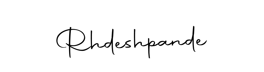 Autography-DOLnW is a professional signature style that is perfect for those who want to add a touch of class to their signature. It is also a great choice for those who want to make their signature more unique. Get Rhdeshpande name to fancy signature for free. Rhdeshpande signature style 10 images and pictures png