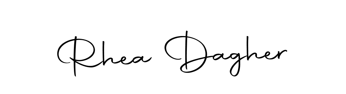 Design your own signature with our free online signature maker. With this signature software, you can create a handwritten (Autography-DOLnW) signature for name Rhea Dagher. Rhea Dagher signature style 10 images and pictures png