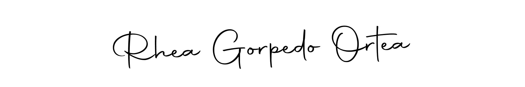 This is the best signature style for the Rhea Gorpedo Ortea name. Also you like these signature font (Autography-DOLnW). Mix name signature. Rhea Gorpedo Ortea signature style 10 images and pictures png