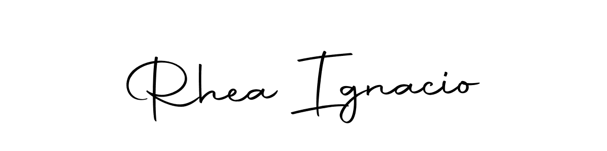 Also we have Rhea Ignacio name is the best signature style. Create professional handwritten signature collection using Autography-DOLnW autograph style. Rhea Ignacio signature style 10 images and pictures png