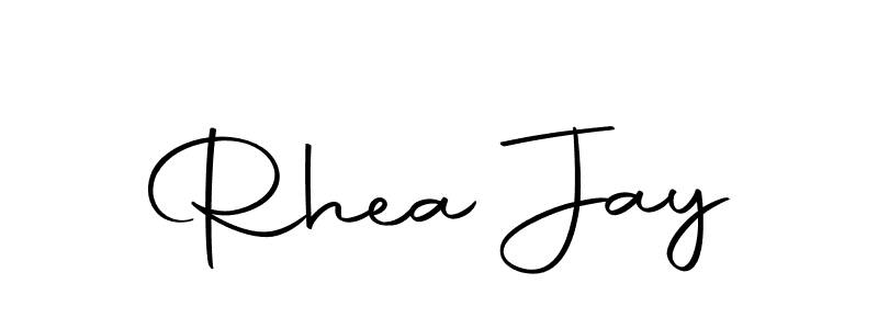 Make a beautiful signature design for name Rhea Jay. With this signature (Autography-DOLnW) style, you can create a handwritten signature for free. Rhea Jay signature style 10 images and pictures png