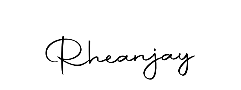 Similarly Autography-DOLnW is the best handwritten signature design. Signature creator online .You can use it as an online autograph creator for name Rheanjay. Rheanjay signature style 10 images and pictures png