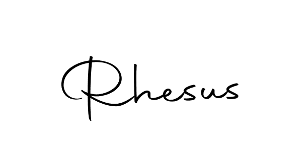 Make a beautiful signature design for name Rhesus. With this signature (Autography-DOLnW) style, you can create a handwritten signature for free. Rhesus signature style 10 images and pictures png