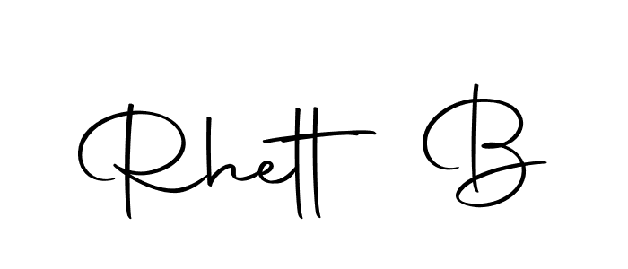 Make a beautiful signature design for name Rhett B. With this signature (Autography-DOLnW) style, you can create a handwritten signature for free. Rhett B signature style 10 images and pictures png