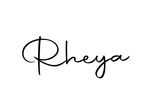 How to make Rheya signature? Autography-DOLnW is a professional autograph style. Create handwritten signature for Rheya name. Rheya signature style 10 images and pictures png
