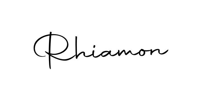 You can use this online signature creator to create a handwritten signature for the name Rhiamon. This is the best online autograph maker. Rhiamon signature style 10 images and pictures png