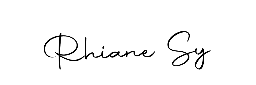 You should practise on your own different ways (Autography-DOLnW) to write your name (Rhiane Sy) in signature. don't let someone else do it for you. Rhiane Sy signature style 10 images and pictures png