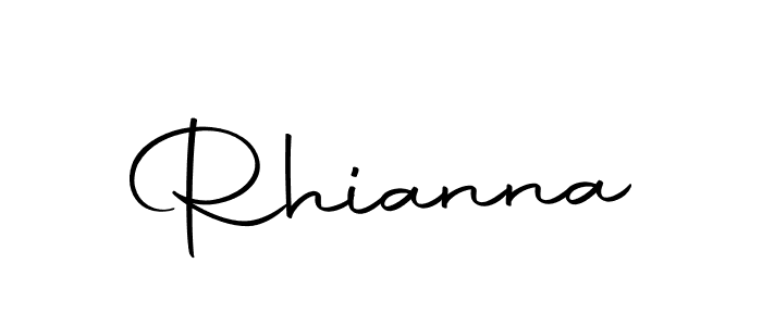 Create a beautiful signature design for name Rhianna. With this signature (Autography-DOLnW) fonts, you can make a handwritten signature for free. Rhianna signature style 10 images and pictures png