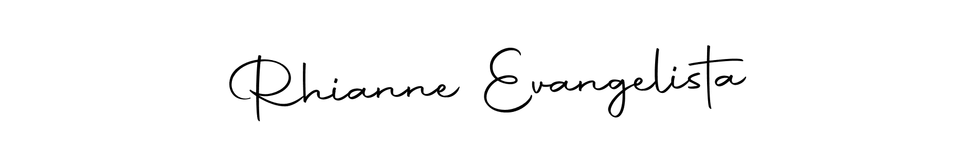 Use a signature maker to create a handwritten signature online. With this signature software, you can design (Autography-DOLnW) your own signature for name Rhianne Evangelista. Rhianne Evangelista signature style 10 images and pictures png