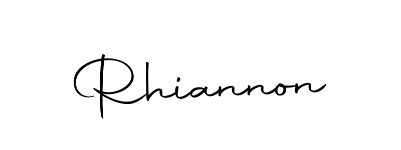 Make a beautiful signature design for name Rhiannon. With this signature (Autography-DOLnW) style, you can create a handwritten signature for free. Rhiannon signature style 10 images and pictures png