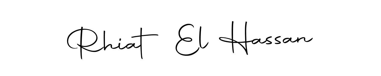 Use a signature maker to create a handwritten signature online. With this signature software, you can design (Autography-DOLnW) your own signature for name Rhiat El Hassan. Rhiat El Hassan signature style 10 images and pictures png