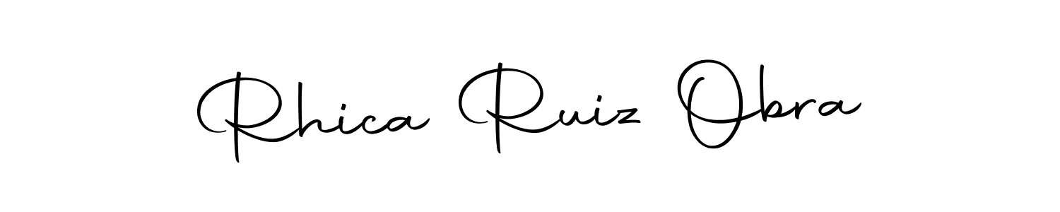 Autography-DOLnW is a professional signature style that is perfect for those who want to add a touch of class to their signature. It is also a great choice for those who want to make their signature more unique. Get Rhica Ruiz Obra name to fancy signature for free. Rhica Ruiz Obra signature style 10 images and pictures png