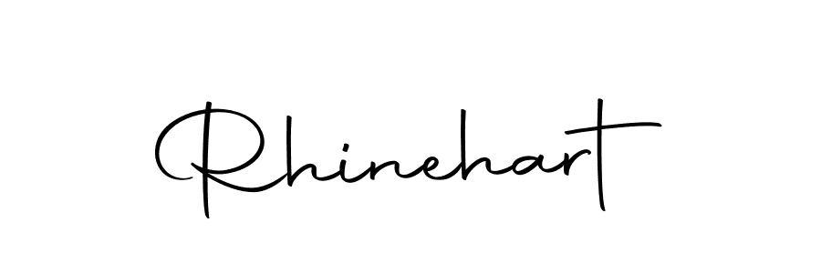 Design your own signature with our free online signature maker. With this signature software, you can create a handwritten (Autography-DOLnW) signature for name Rhinehart. Rhinehart signature style 10 images and pictures png