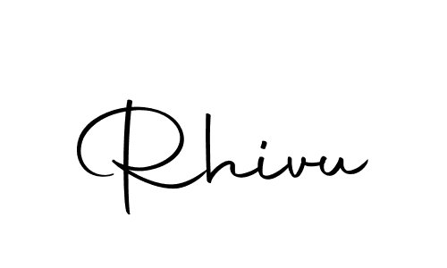 Best and Professional Signature Style for Rhivu. Autography-DOLnW Best Signature Style Collection. Rhivu signature style 10 images and pictures png