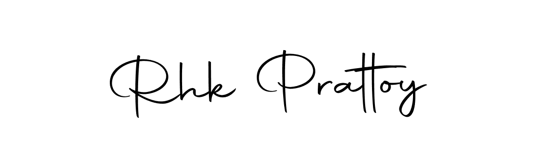 Create a beautiful signature design for name Rhk Prattoy. With this signature (Autography-DOLnW) fonts, you can make a handwritten signature for free. Rhk Prattoy signature style 10 images and pictures png