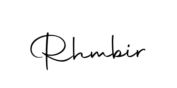 Design your own signature with our free online signature maker. With this signature software, you can create a handwritten (Autography-DOLnW) signature for name Rhmbir. Rhmbir signature style 10 images and pictures png
