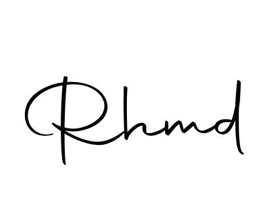 The best way (Autography-DOLnW) to make a short signature is to pick only two or three words in your name. The name Rhmd include a total of six letters. For converting this name. Rhmd signature style 10 images and pictures png